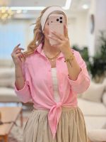 شومیز گره ای نگین دار