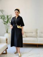 کفتان نیم زیپ کمربند دار - Image 7