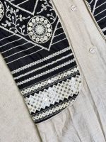 وست و شومیز آینه کاری شده لینن - Image 6