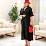 پیراهن نیم زیپ سیلک گرم بالا